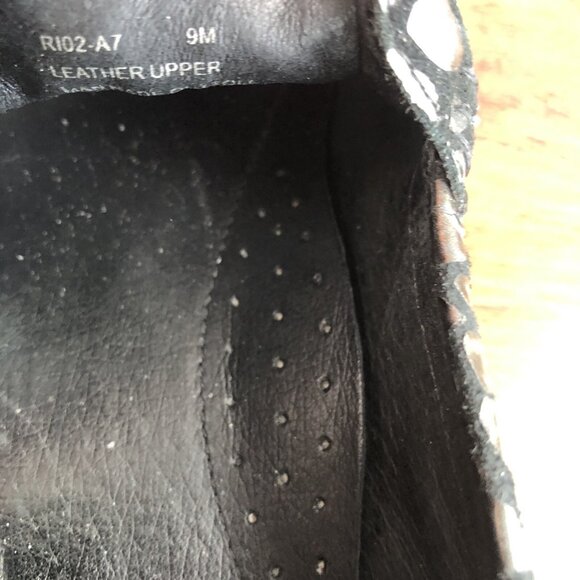 Donald J. Pliner Rio Women’s Size 9 M Embossed‎ Crocodile Shoes Lug Sole - Picture 9 of 11